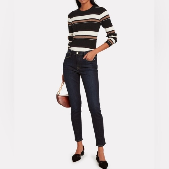 FRAME le high skinny slit hem in copa NWT size 29 - Picture 2 of 6